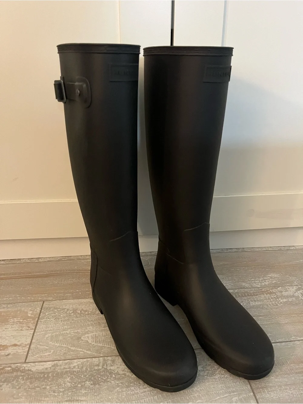Hunter Original Black Tall Waterproof Rain Boots